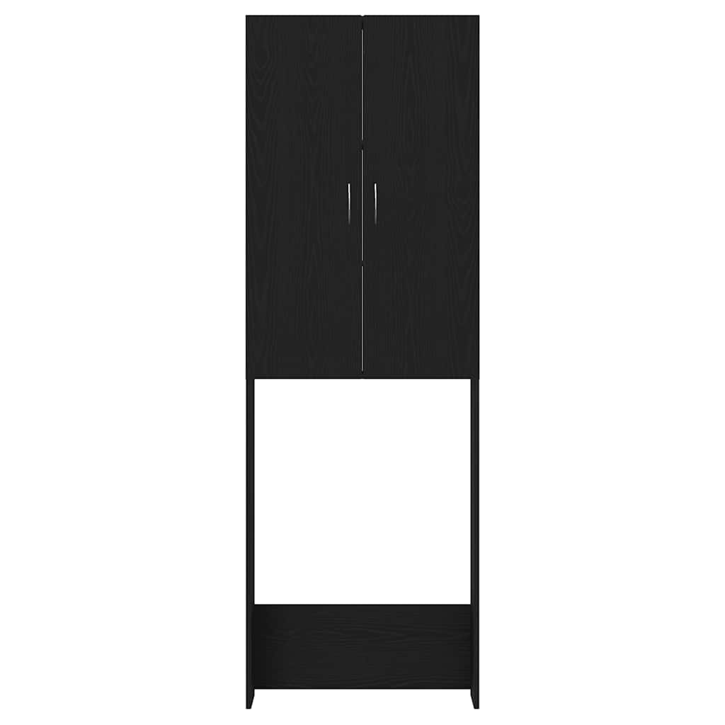 Armoire de machine à laver 64x25.5x190 cm couleur de couleur de chêne noir - number 6.