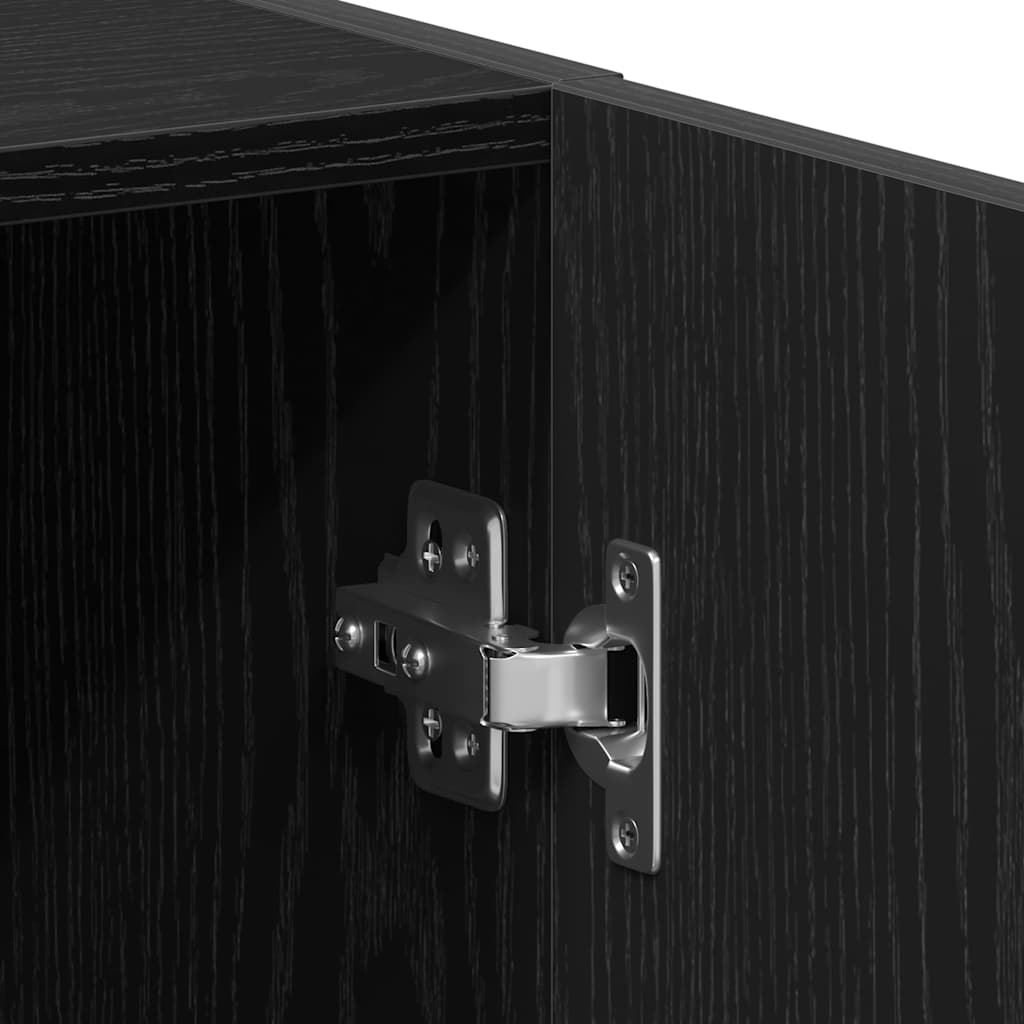 Armoire de machine à laver 64x25.5x190 cm couleur de couleur de chêne noir - number 9.