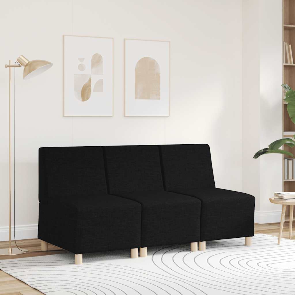 Sofastol 55 cm tyg - svart - number 3.
