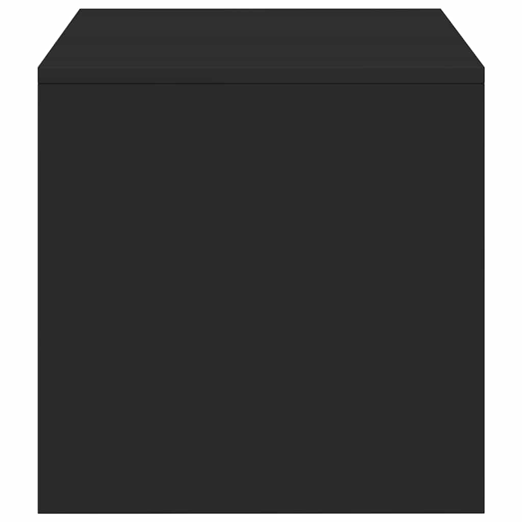 Tv-bord konstrueret træ - sort, 100 x 40 x 40 cm, 1 - number 6.