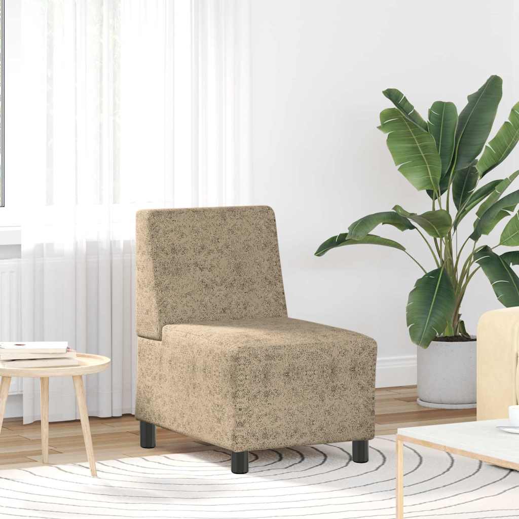 Sofastol 55 cm naśladowany zamsz jasnoszary - number 1.