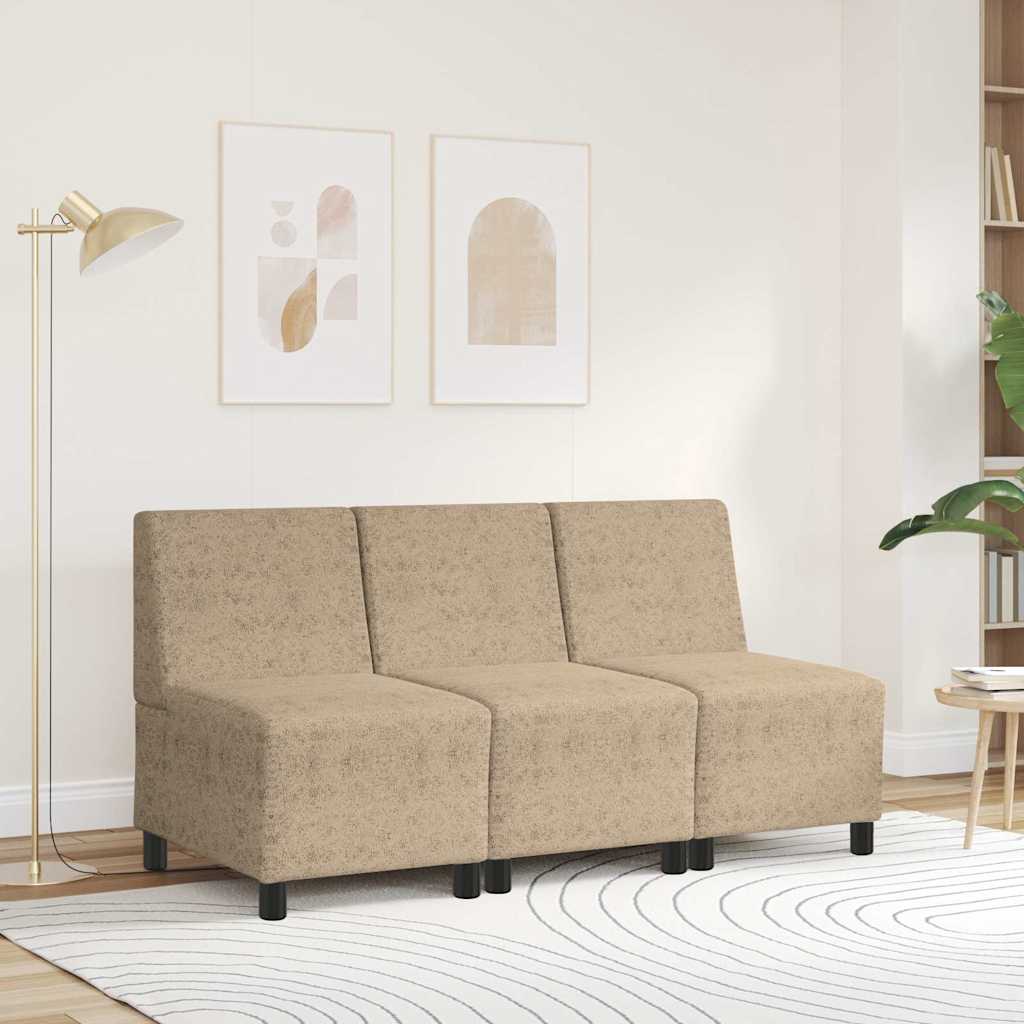 Sofastol 55 cm naśladowany zamsz jasnoszary - number 3.