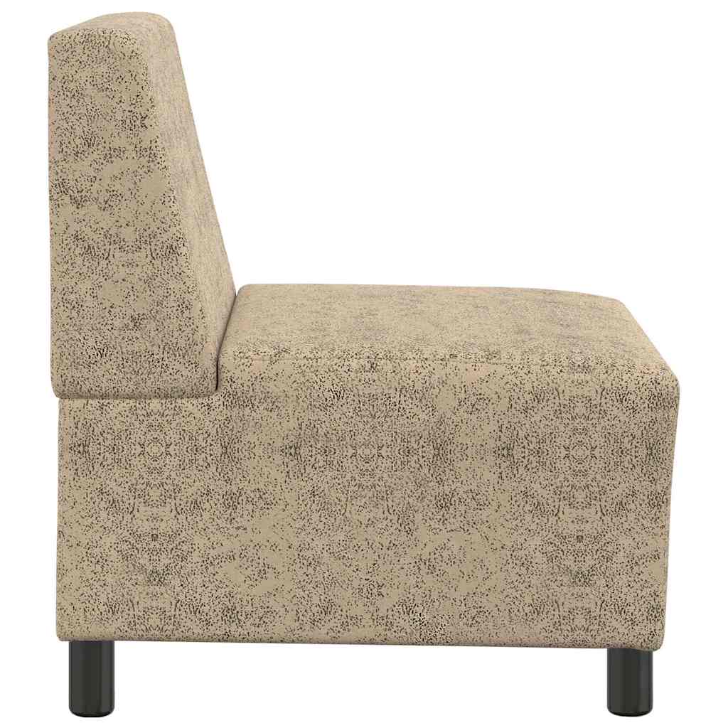 Sofastol 55 cm naśladowany zamsz jasnoszary - number 5.