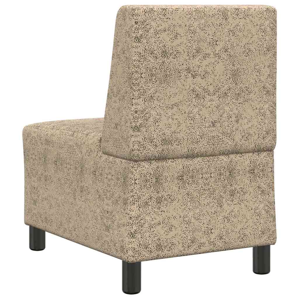 Sofastol 55 cm naśladowany zamsz jasnoszary - number 6.