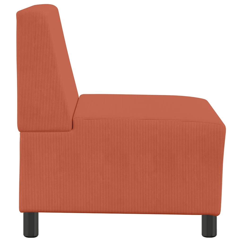 Sofastol 55 cm fløyelsstoff blå - rød oransje - number 5.