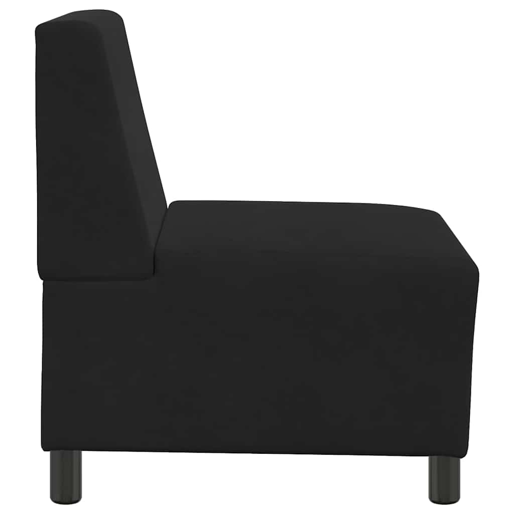 Sofastol 55 cm aksamit - czarny - number 5.