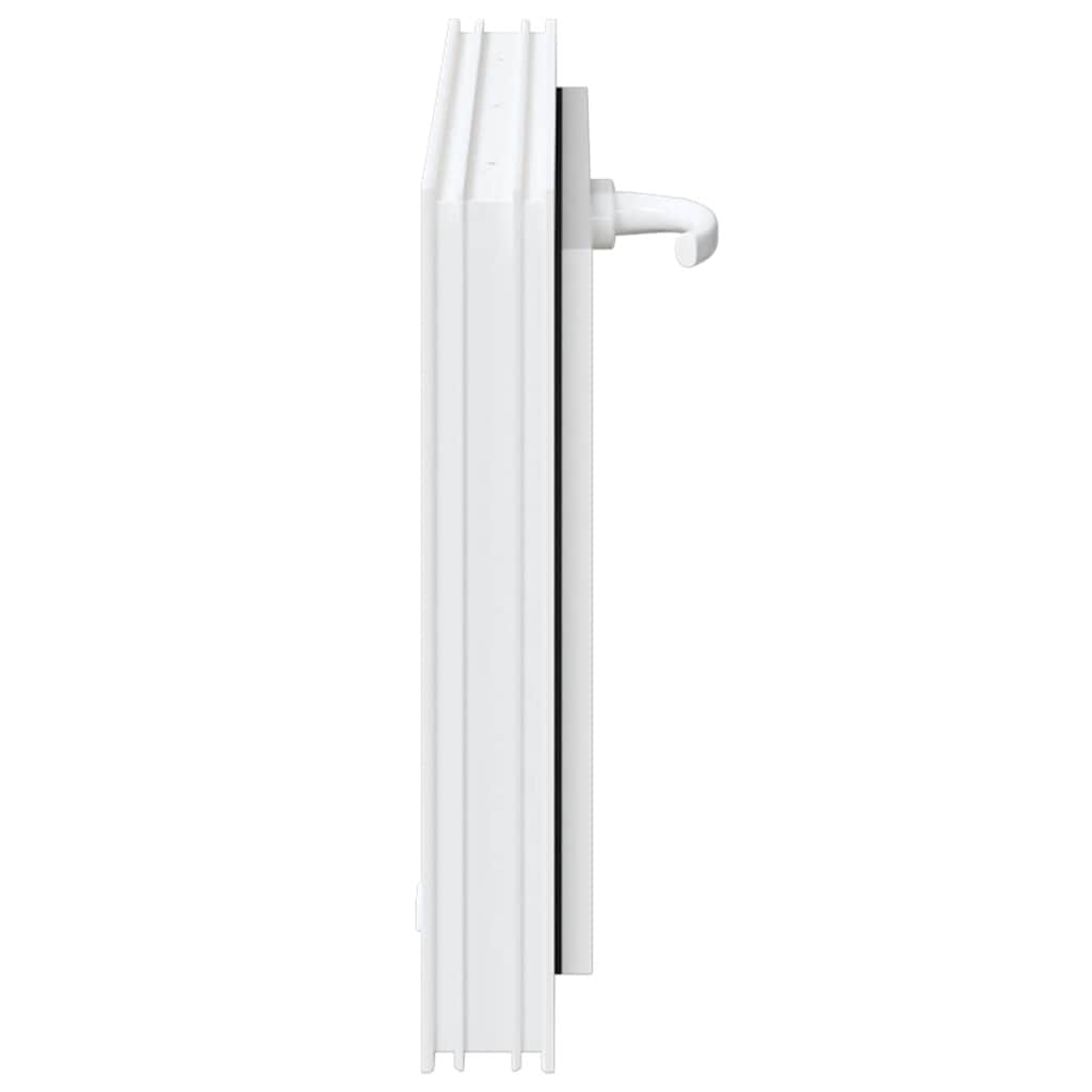 Kældervindue risor tilt 2 ruder - hvid, 60 x 40 cm, 1, with double glazing - number 6.