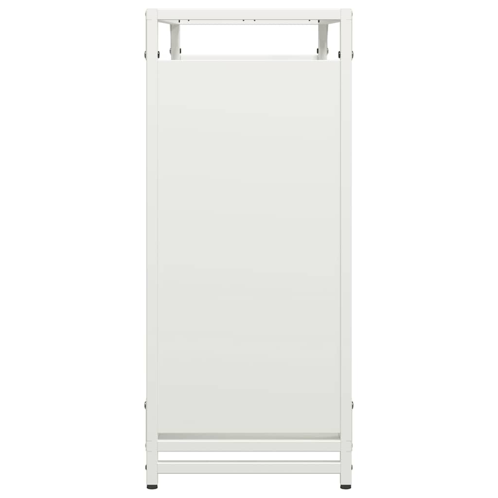 Burn rack cold roulé en acier - blanc, 90 x 28 x 65 cm - number 6.