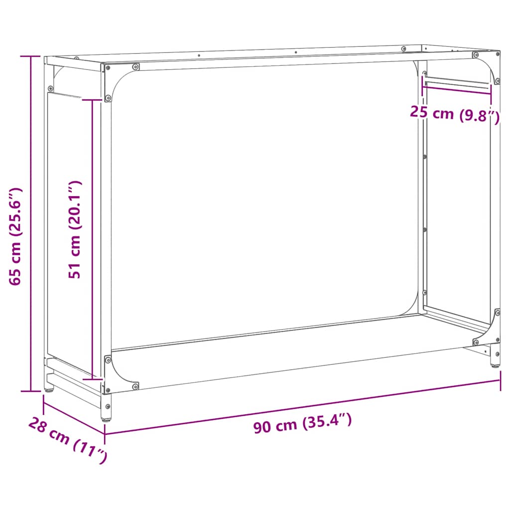 Burn rack cold roulé en acier - blanc, 90 x 28 x 65 cm - number 11.
