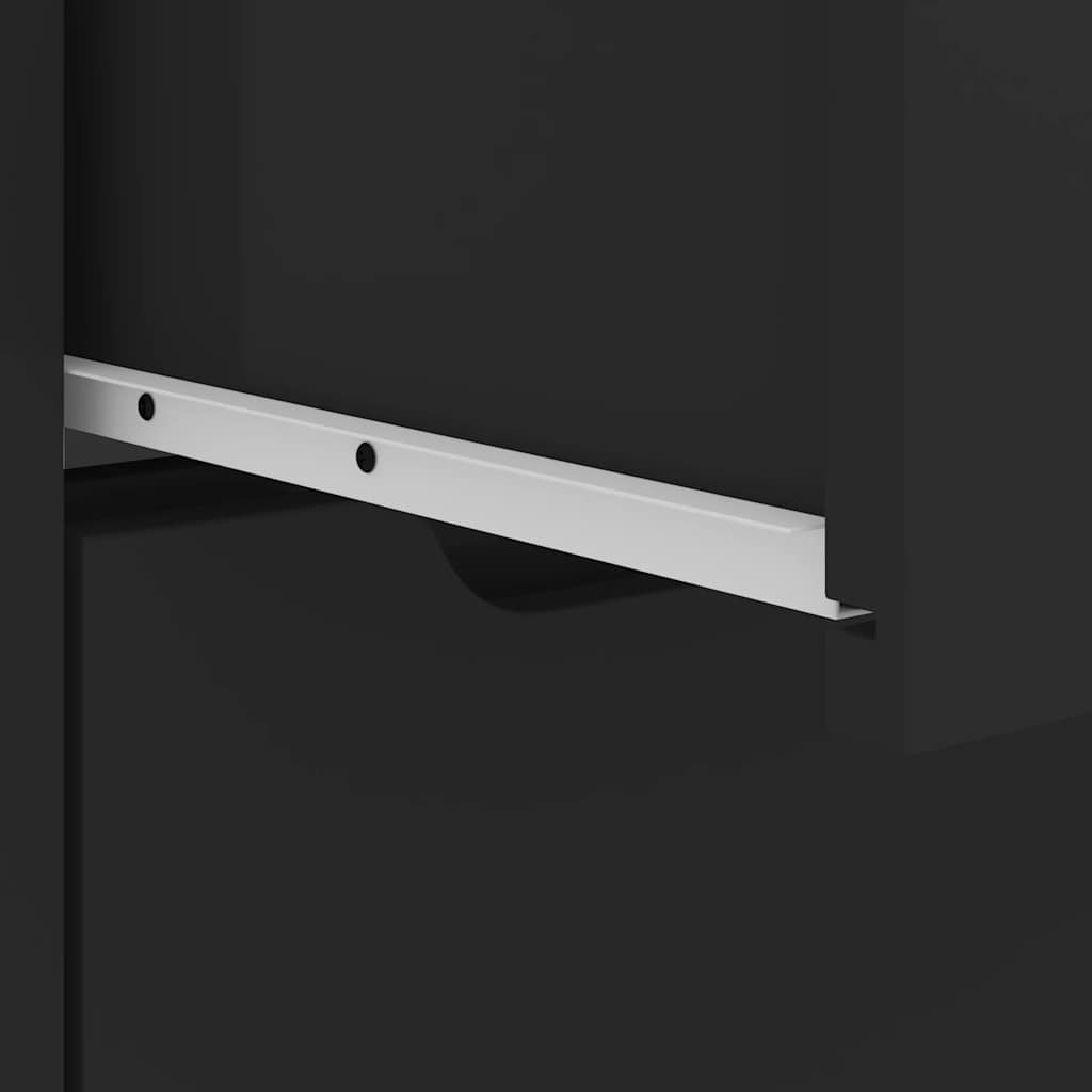 Stolik nocny withers 45x40x50 cm drewno klejone - czarny, 1 - number 9.