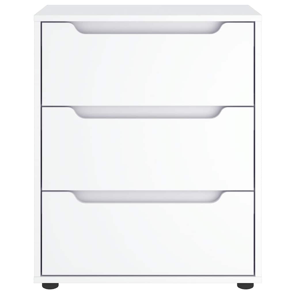 Bočna ploča ugašena 60x40x73 cm konstruirano drvo - bijelo, 1 - number 5.