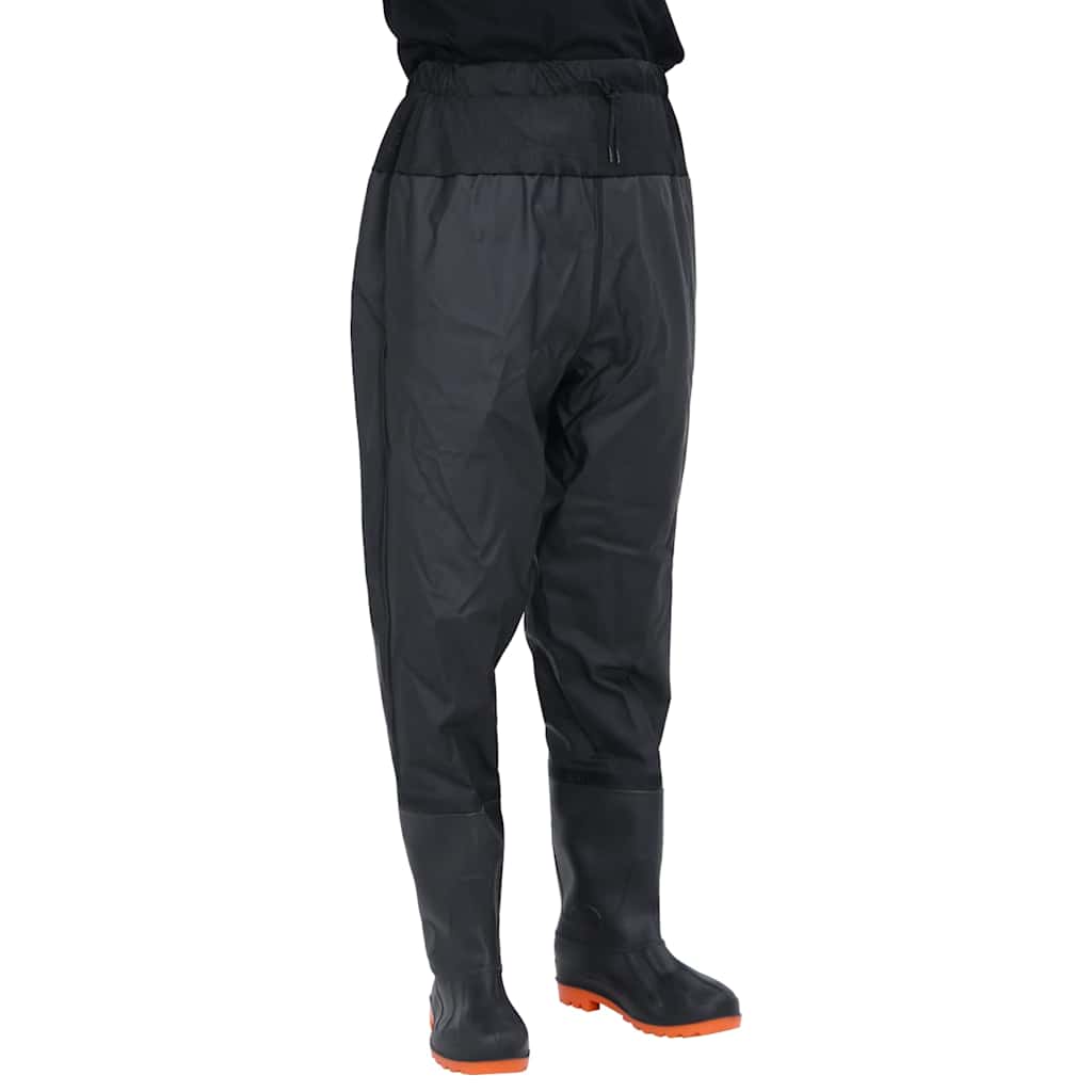 Waist waders med støvler str. - sort, 40 - number 1.