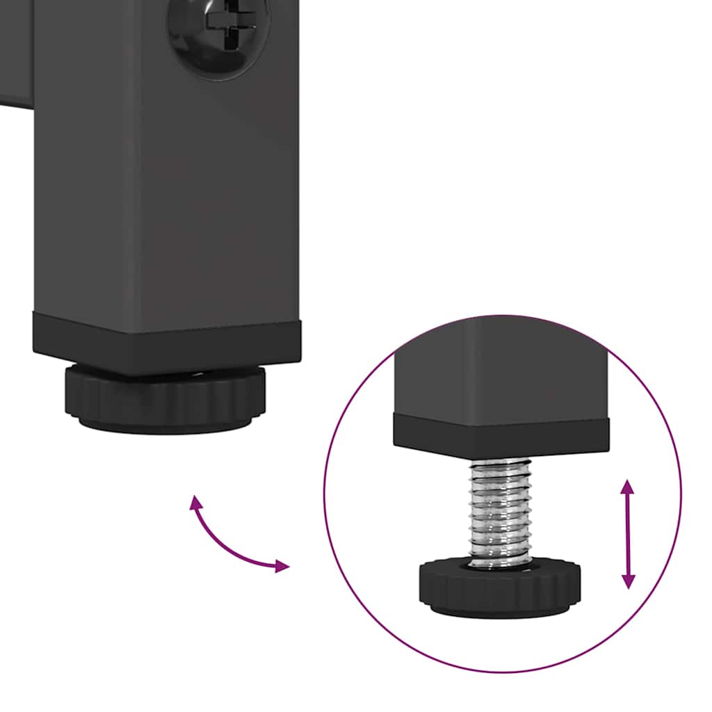 Skab 68x39x111,5 cm stål - sort, ooo 7, 1 - number 9.