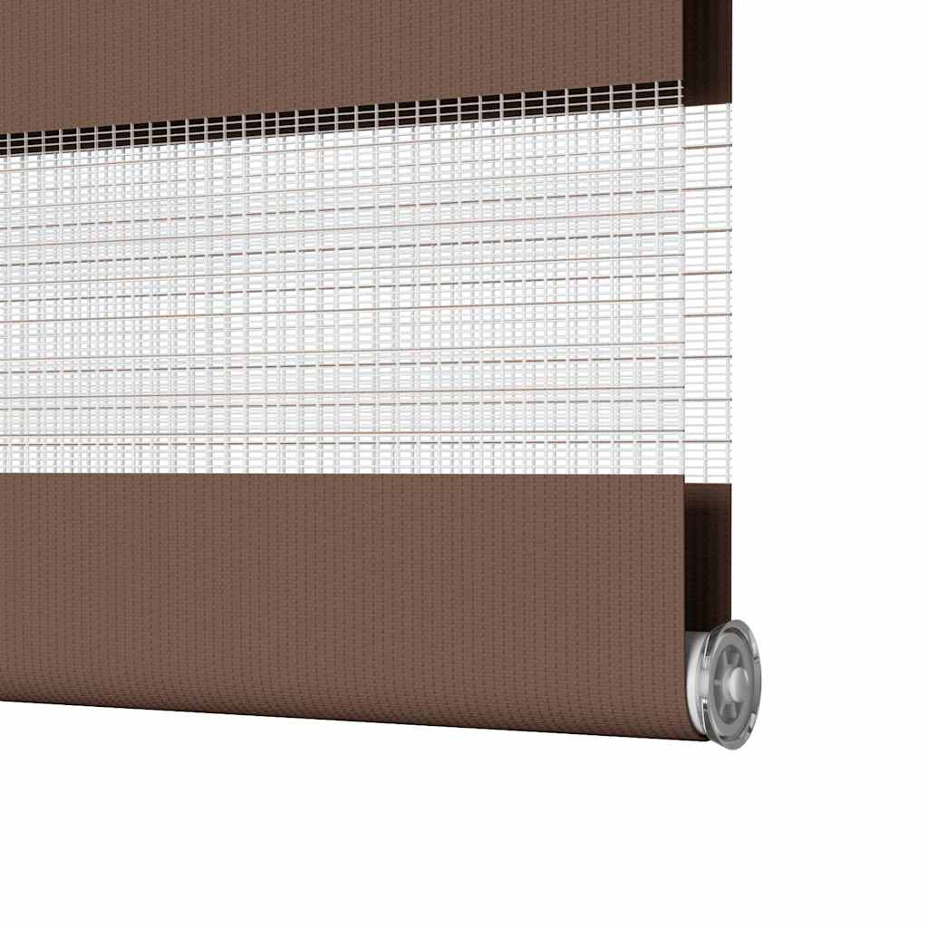 Largeur de tissu zébrardine 35,9 cm polyester - brun, 40 x 200 cm - number 12.