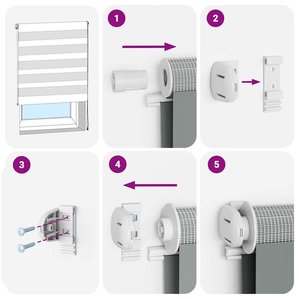 Zebragardin sandbrun stofbredde 35,9 cm polyester - sand brown, 40 x 230 cm - number 7.
