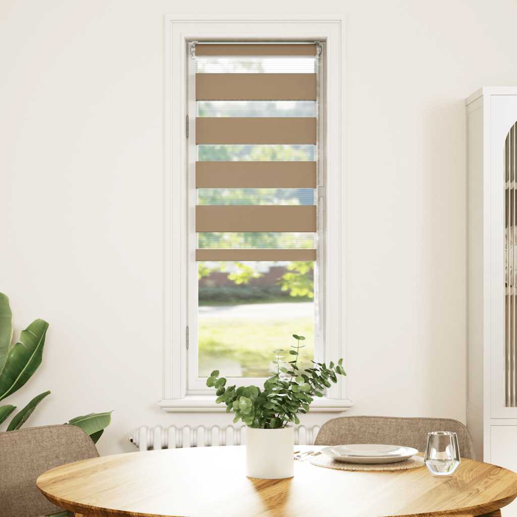 Zebragardine sable brun tissu largeur 40,9 cm polyester - brun de sable, 45 x 150 cm - number 2.