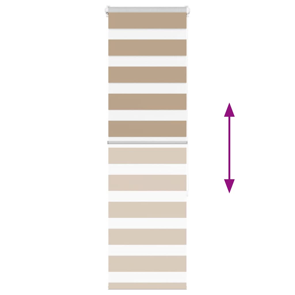 Zebragardine sable brun tissu largeur 40,9 cm polyester - brun de sable, 45 x 150 cm - number 5.