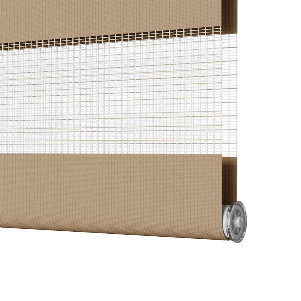 Zebragardine sable brun fabric largeur 35,9 cm polyester - sable brun, 40 x 150 cm - number 12.