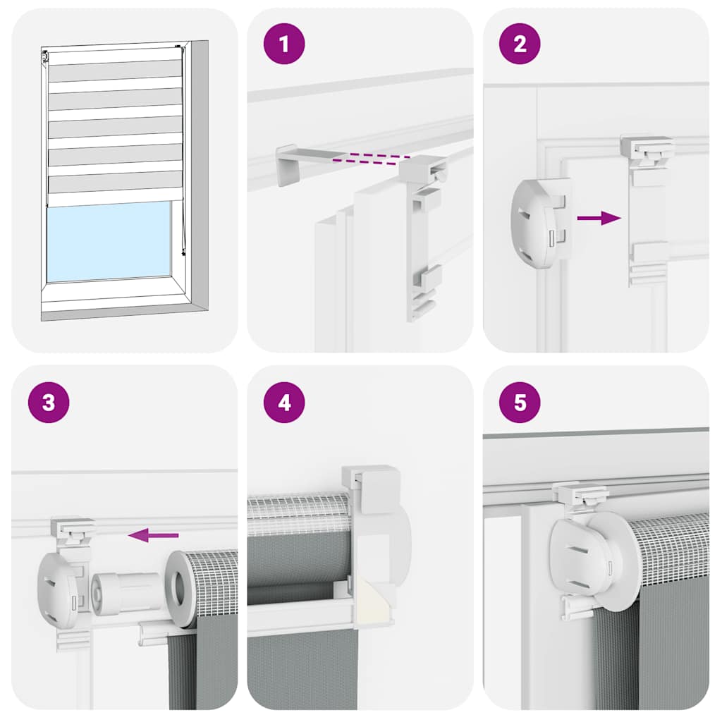 Zebragardine sable brun fabric largeur 35,9 cm polyester - sable brun, 40 x 150 cm - number 6.