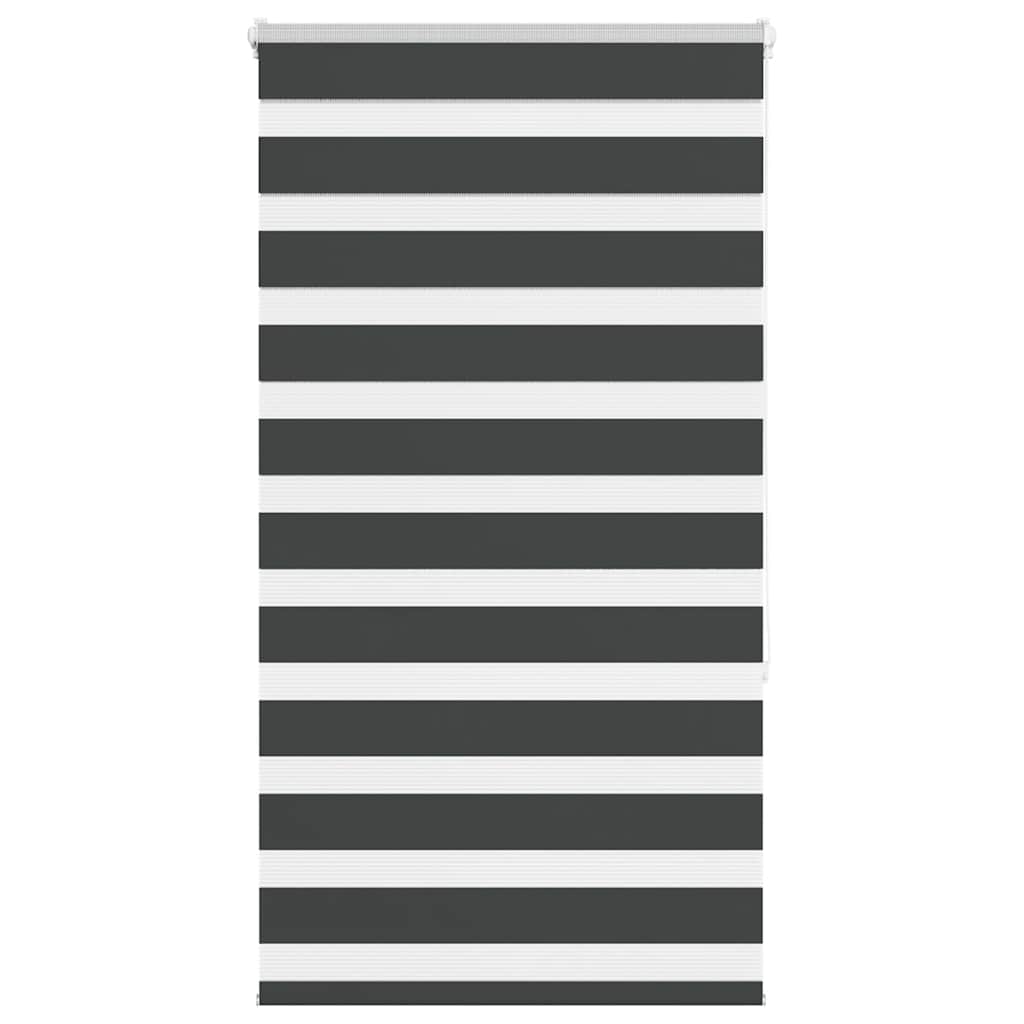 Largeur de tissu zébrardine 85,9 cm polyester - noir, 90 x 150 cm - number 1.