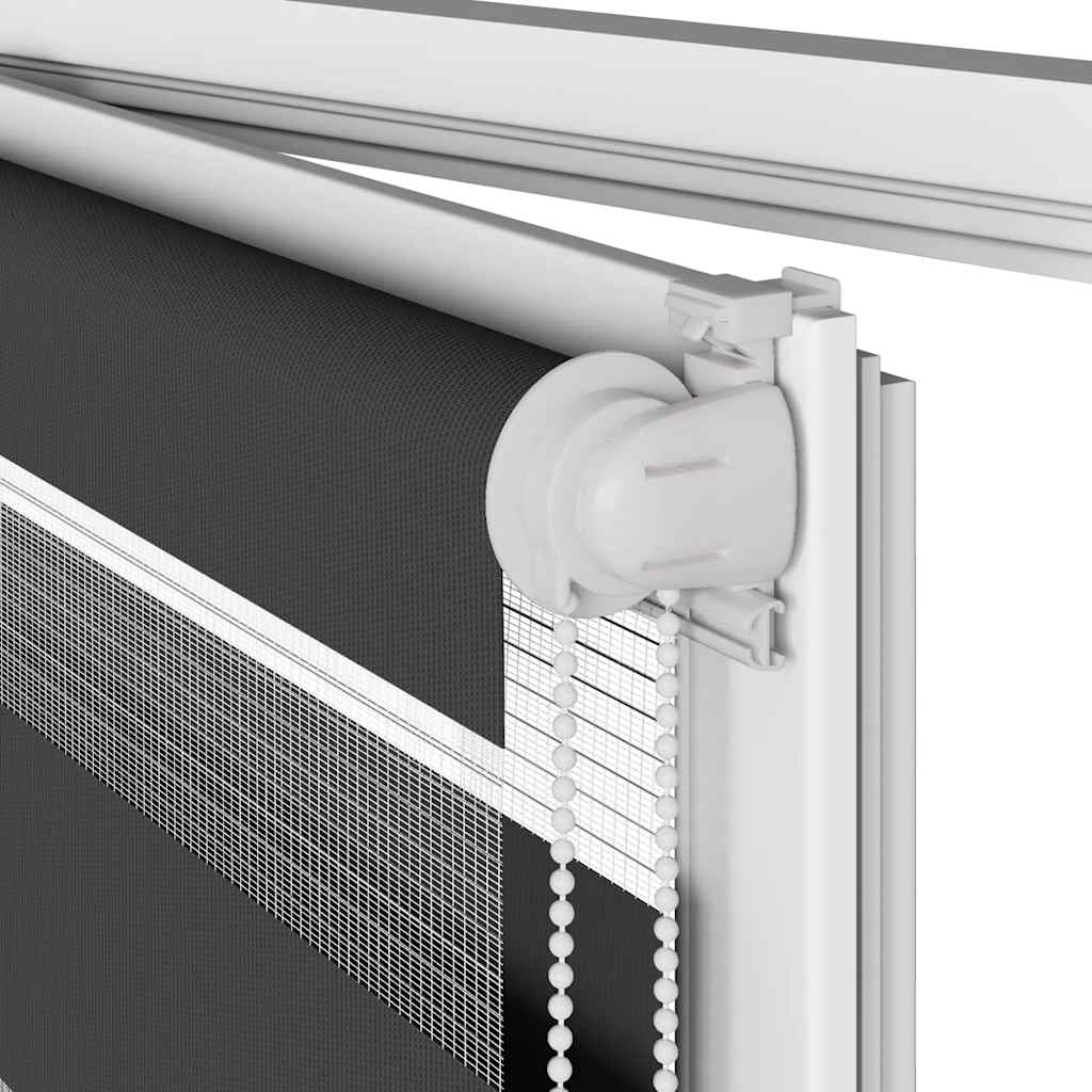 Largeur de tissu zébrardine 90,9 cm polyester - noir, 95 x 150 cm - number 11.