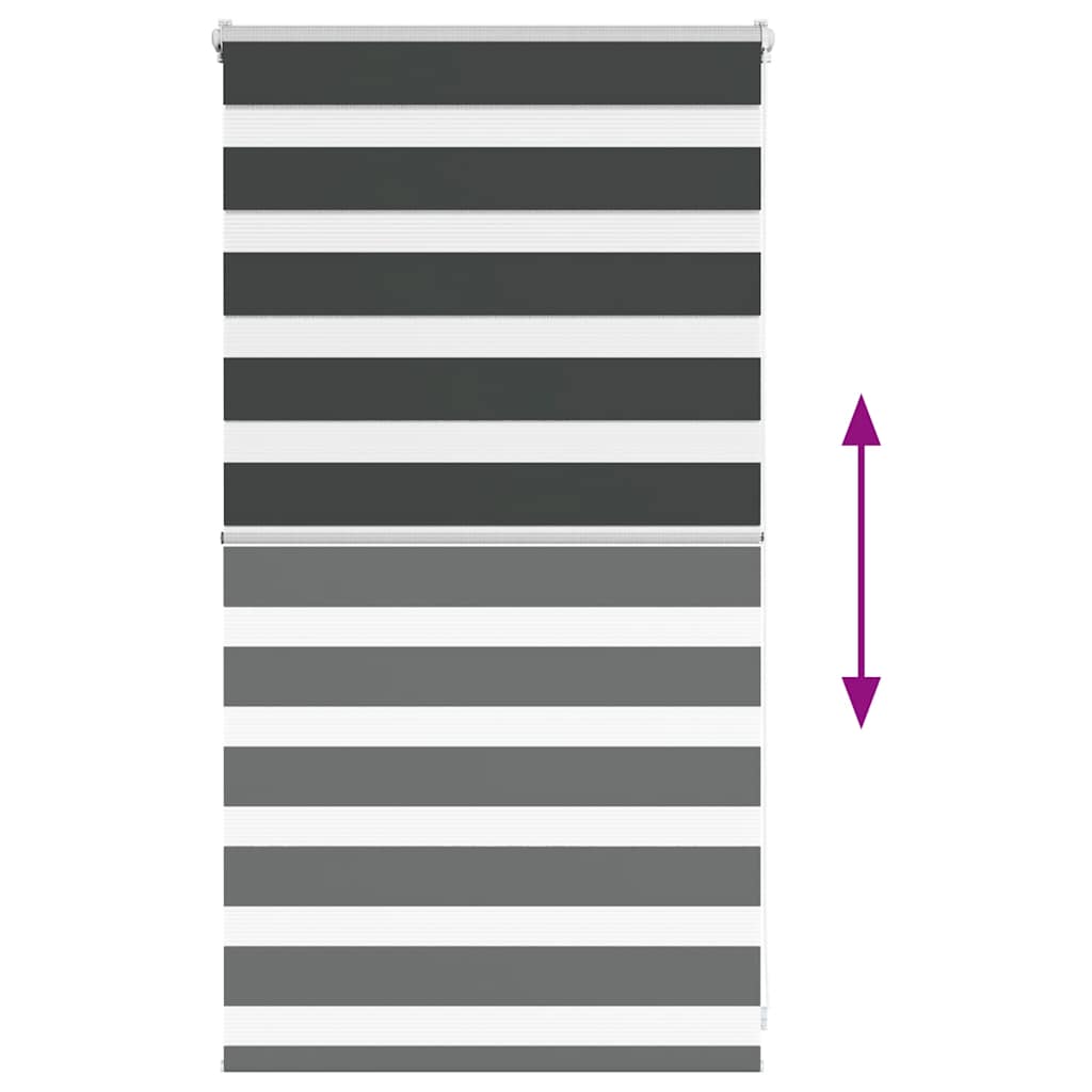 Largeur de tissu zébrardine 75,9 cm polyester - noir, 80 x 100 cm - number 5.