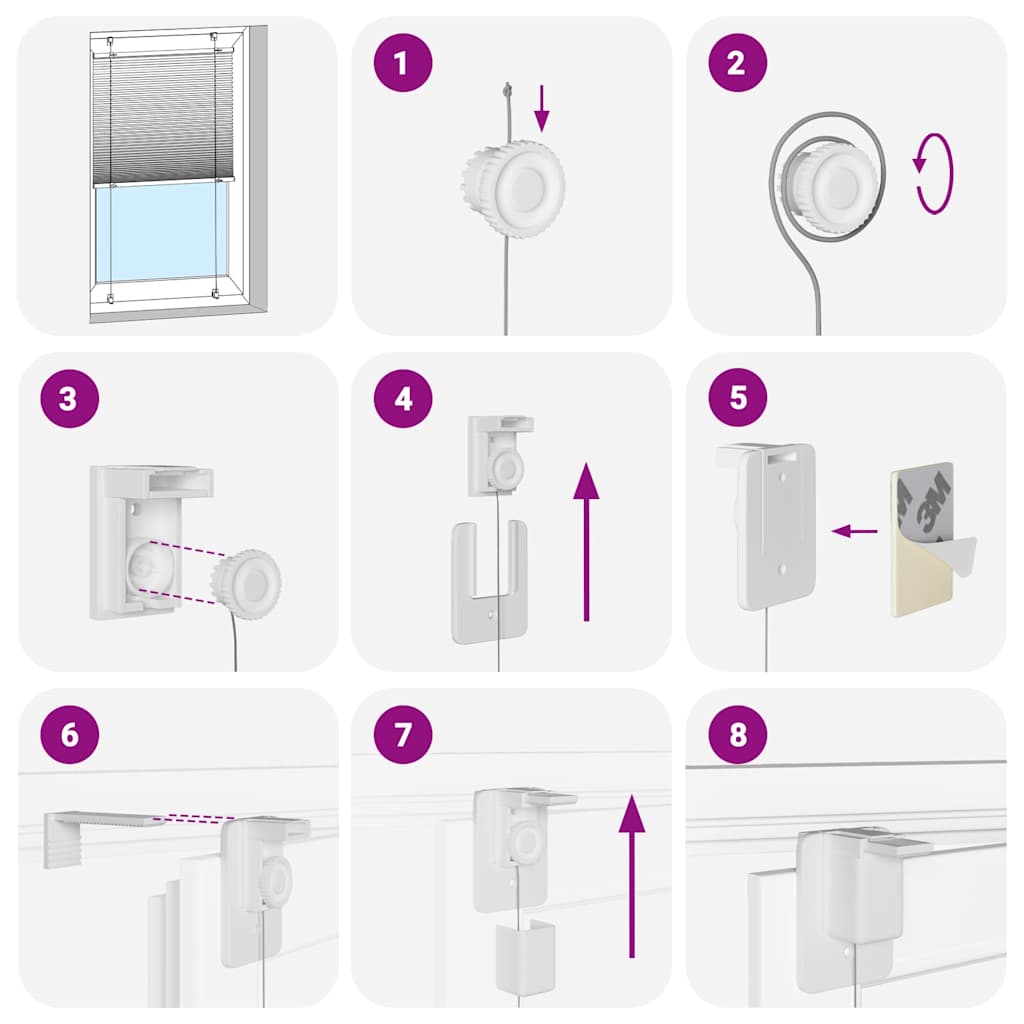 Tissu de la plisségardine largeur 79,4 cm polyester - bleu, 80 x 150 cm - number 6.