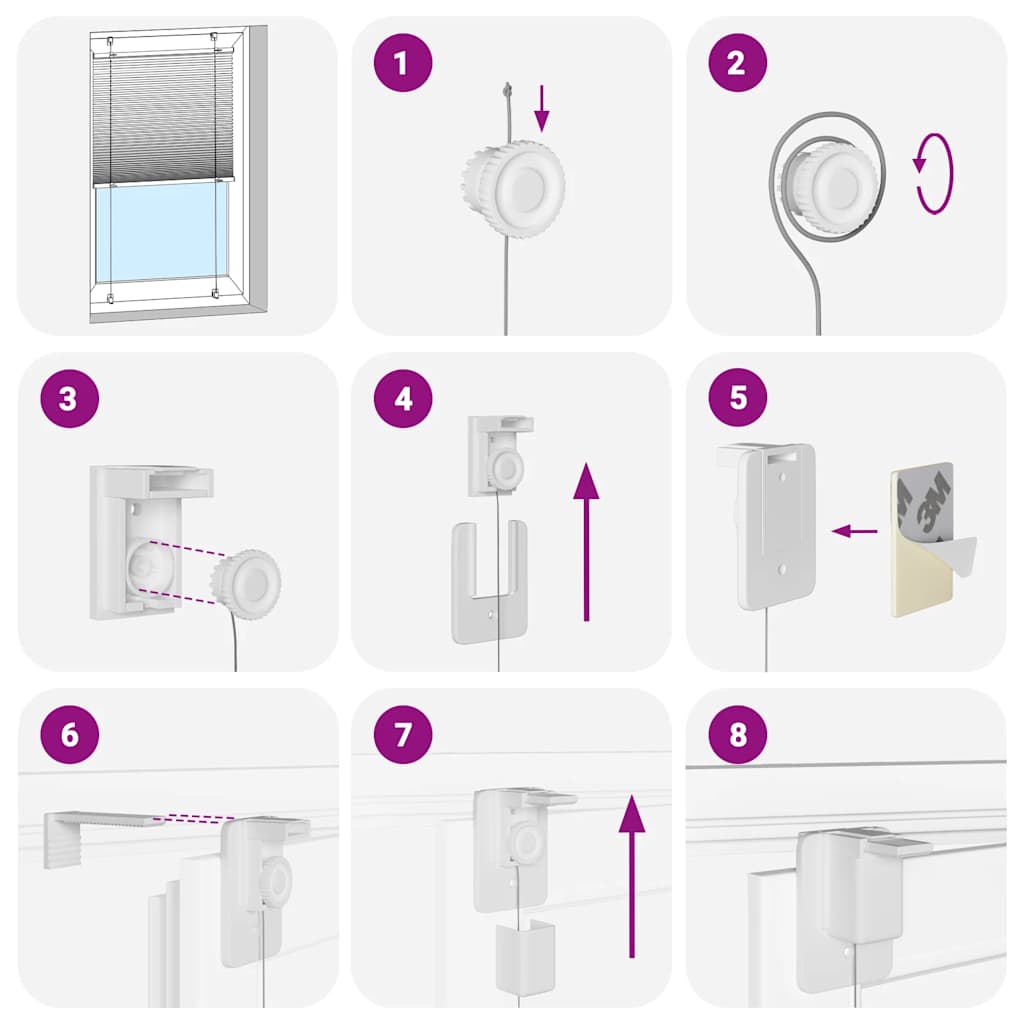 Tissu de la plisségardine largeur 64,4 cm polyester - bleu, 65 x 150 cm - number 6.