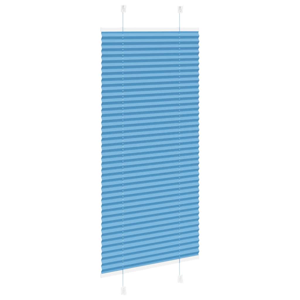 Plisségardin largeur de tissu 64,4 cm polyester - bleu, 65 x 100 cm - number 4.