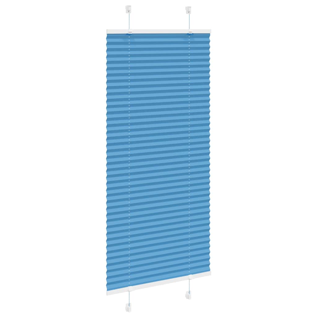 Plisségardin largeur de tissu 64,4 cm polyester - bleu, 65 x 100 cm - number 3.