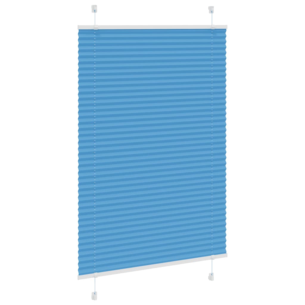 Plisségardin tabinet largeur 94,4 cm polyester - bleu, 95 x 100 cm - number 3.