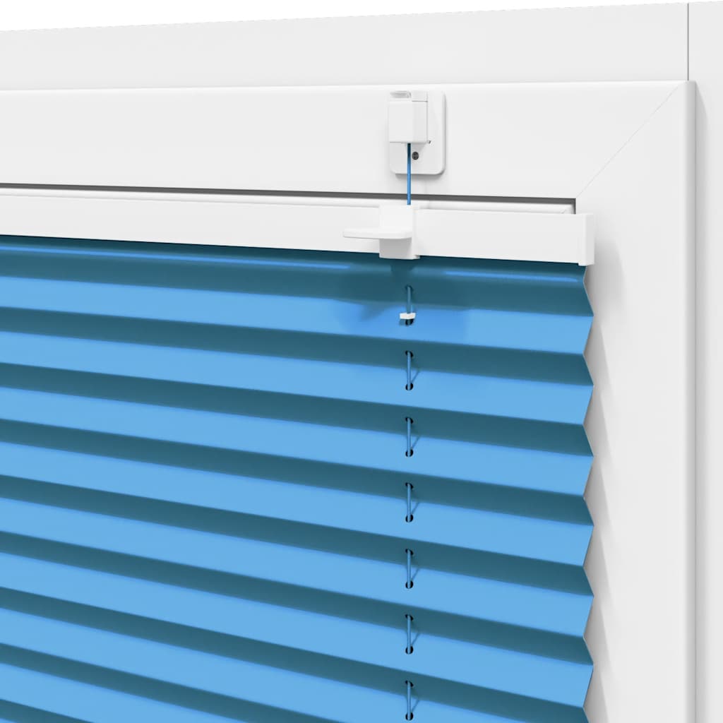 Plisségardin tabinet largeur 94,4 cm polyester - bleu, 95 x 100 cm - number 10.