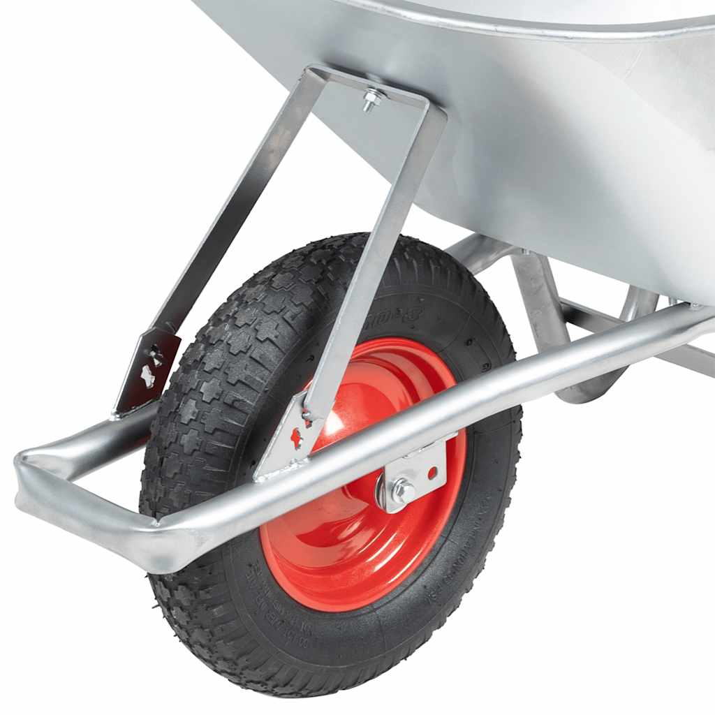 Wheelbarrow 90 l 150 kg galvanized steel and plastic - ooo 1 - number 5.