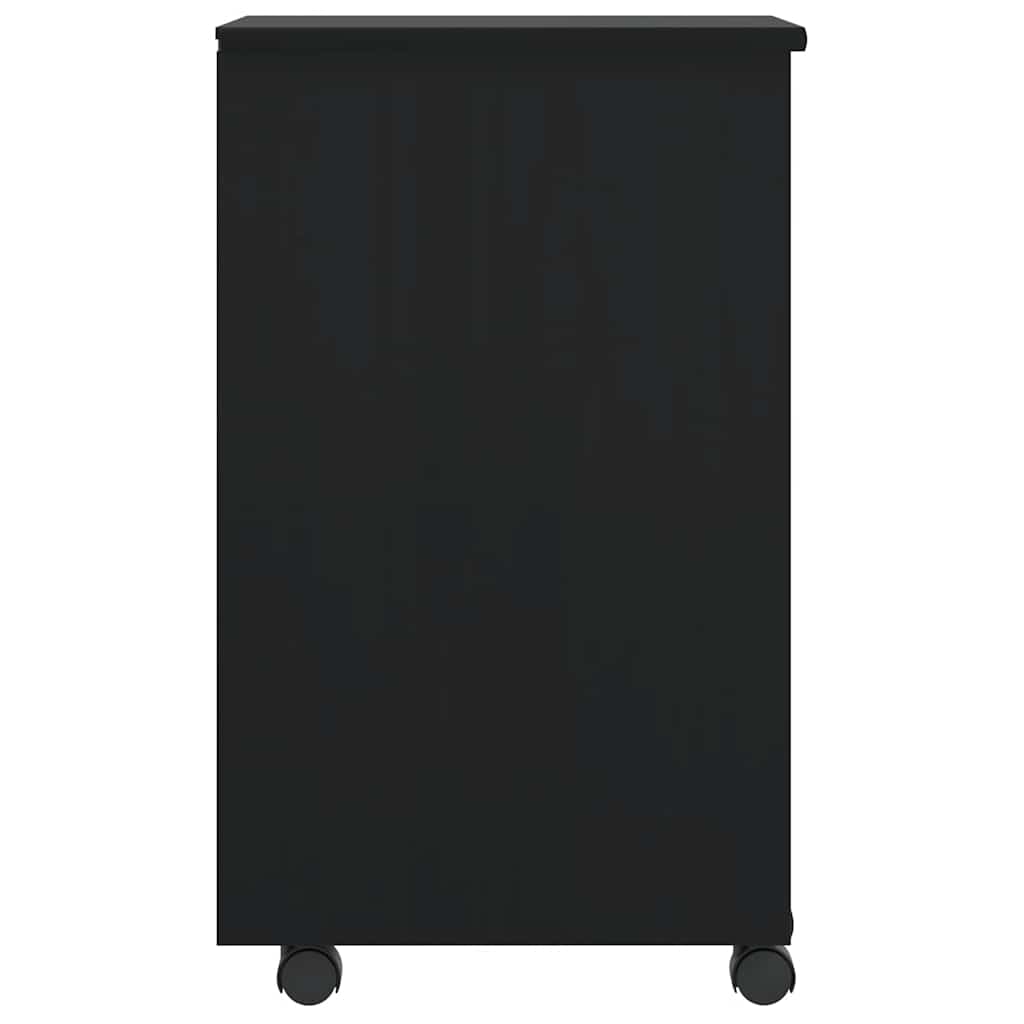 Skuffeskab moss massivt fyrretræ - sort, ooo 1, 1, x - number 4.