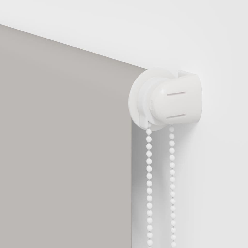 Bruserullegardin stofbredde 56 cm - lysegrå, 60 x 240 cm, uden kassette - number 9.