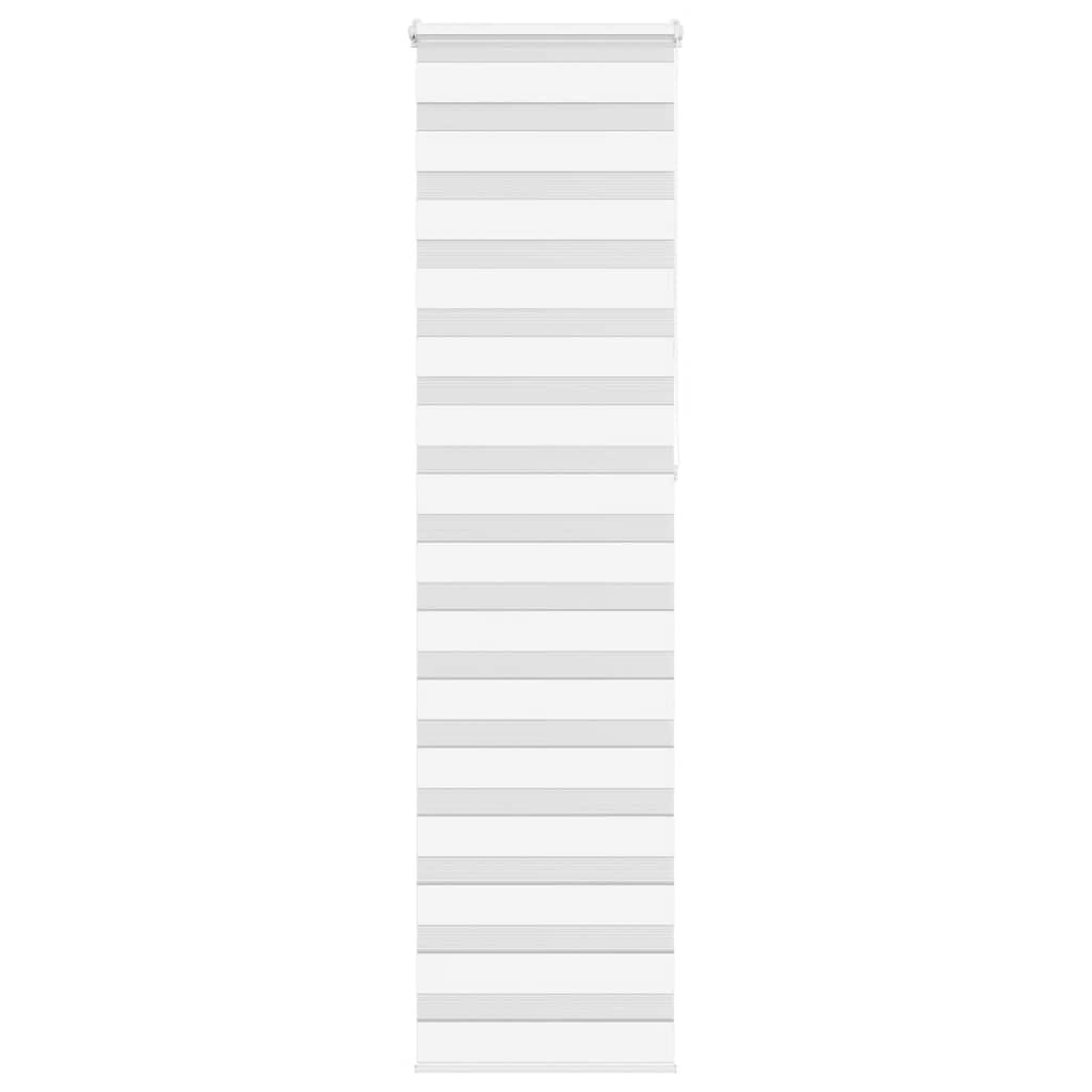 Largeur de tissu zébrardine 50,9 cm polyester - blanc, 55 x 230 cm - number 1.