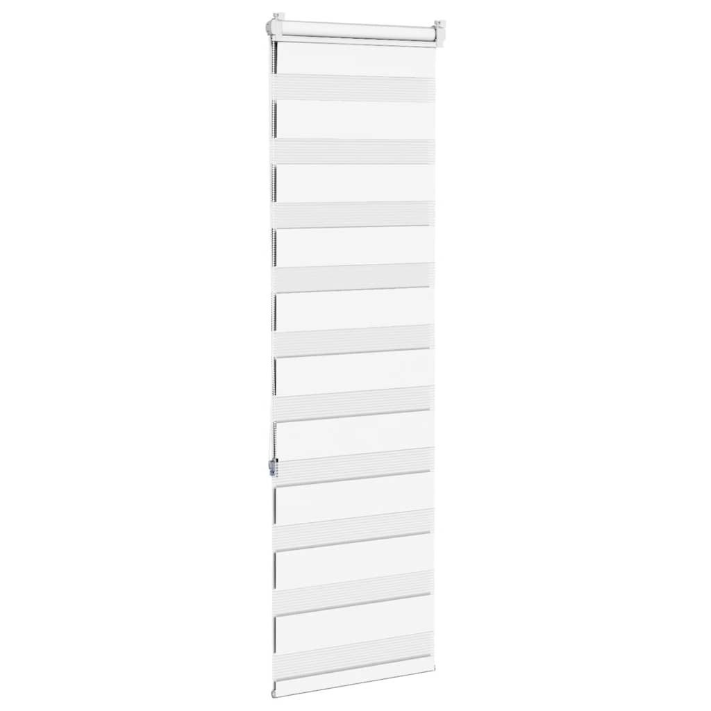 Largeur de tissu zébrardine 35,9 cm polyester - blanc, 40 x 150 cm - number 4.