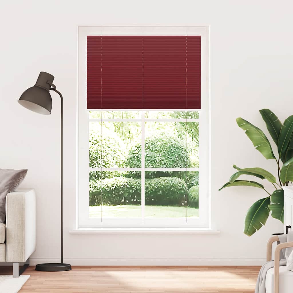 Largeur du tissu de la plisségardine 119,4 cm - bordeaux red, 120 x 200 cm - number 2.