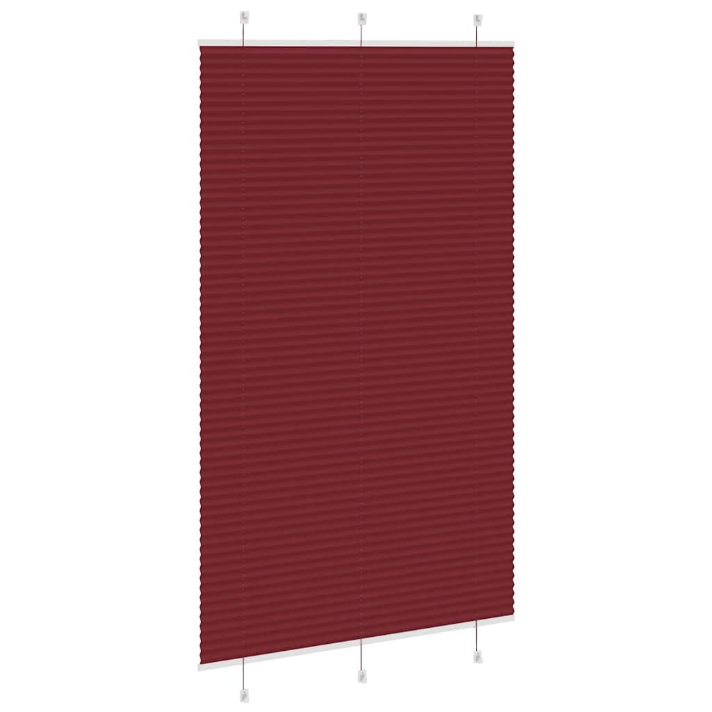 Largeur du tissu de la plisségardine 119,4 cm - bordeaux red, 120 x 200 cm - number 4.