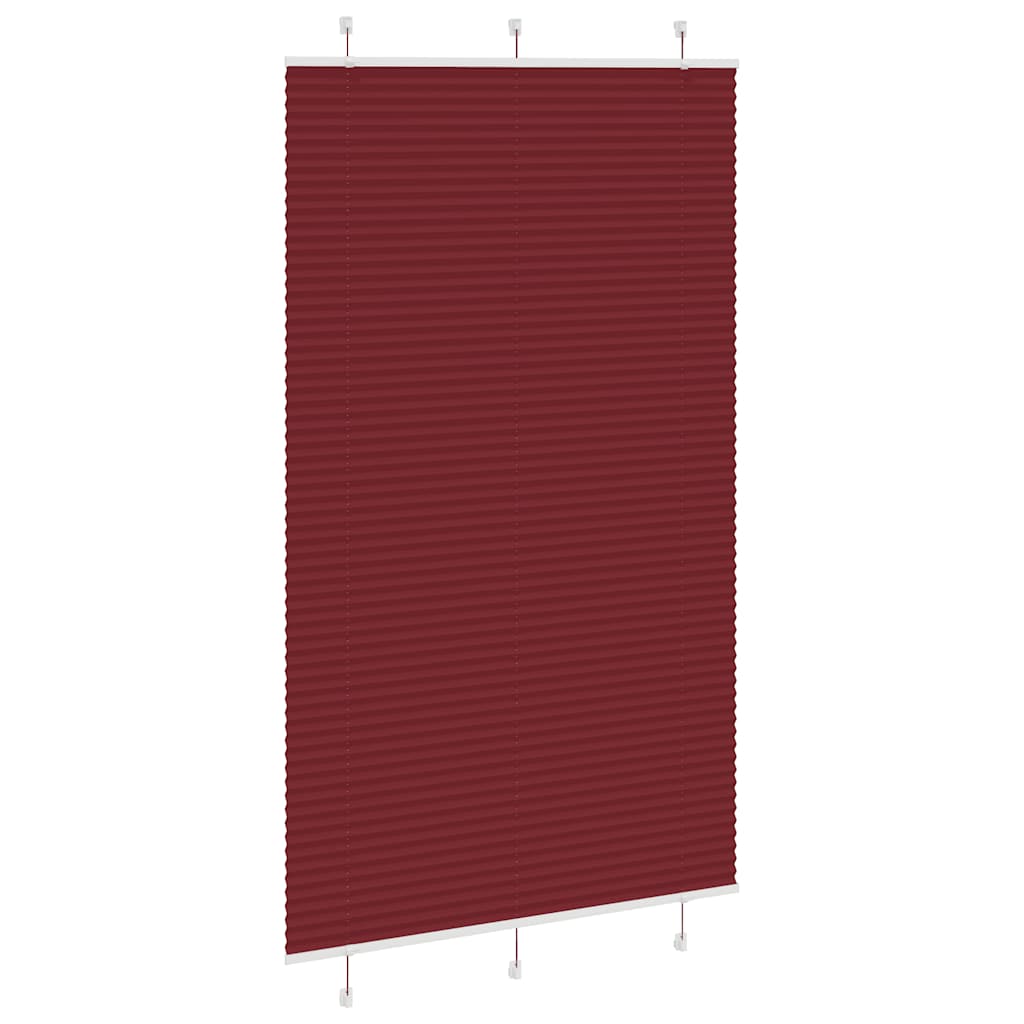 Largeur du tissu de la plisségardine 119,4 cm - bordeaux red, 120 x 200 cm - number 3.