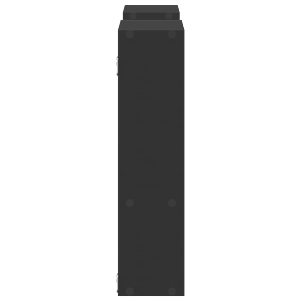 Vægreol 99x15x60 cm konstrueret træ - sort, ooo 7, 1, x - number 5.