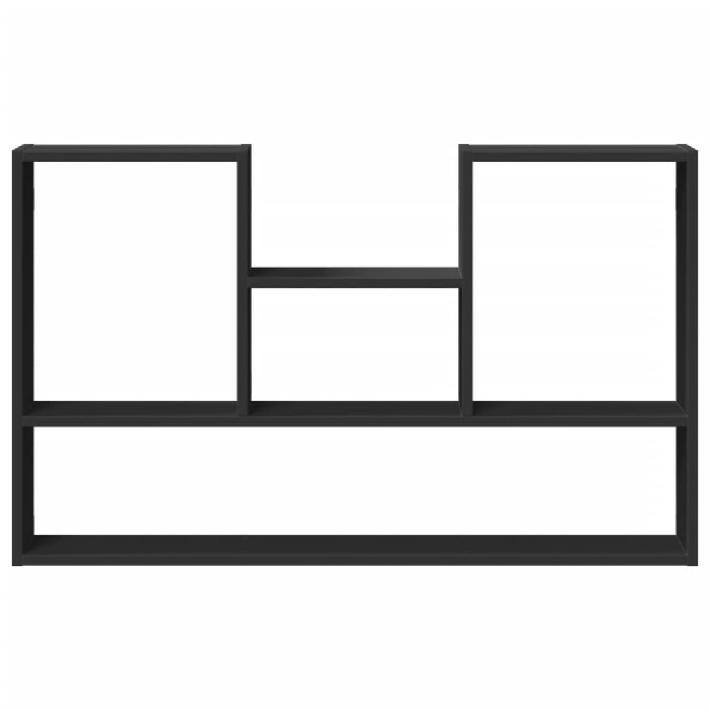 Vægreol 99x15x60 cm konstrueret træ - sort, ooo 7, 1, x - number 4.