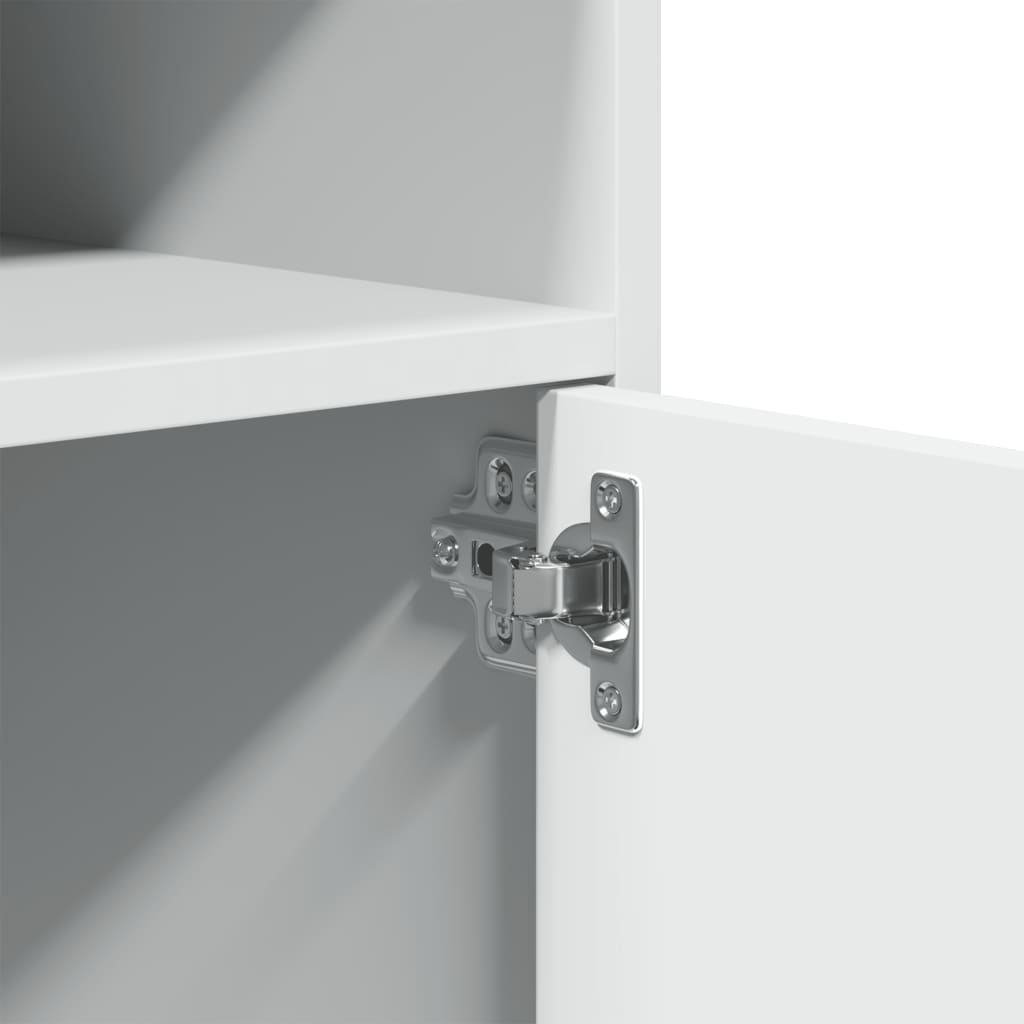 Rullebord 60x48x81 cm konstrueret træ - hvid, 1 - number 8.