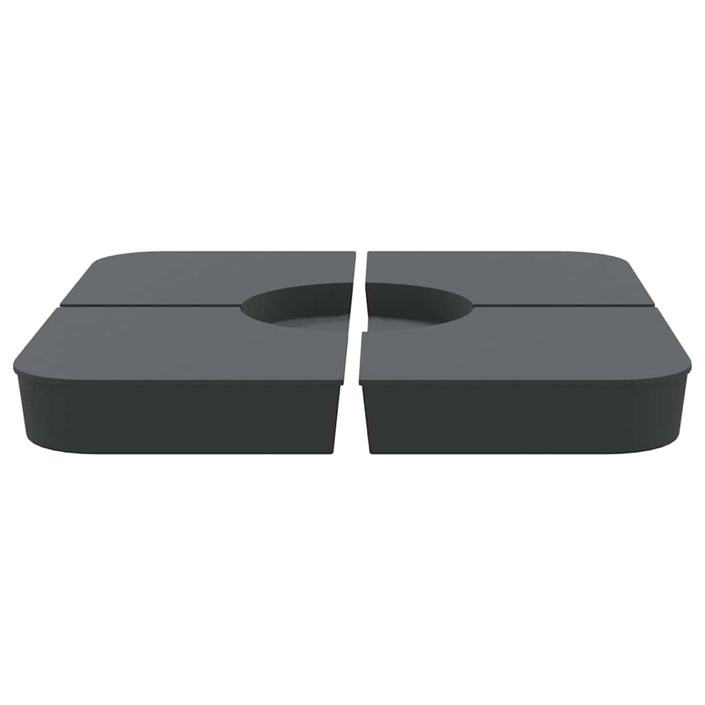 4 dijela parasol dno do parasol stopala 100 kg pp - antracit siva, 1 - number 4.