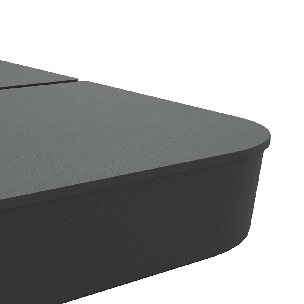 4 dijela parasol dno do parasol stopala 100 kg pp - antracit siva, 1 - number 7.