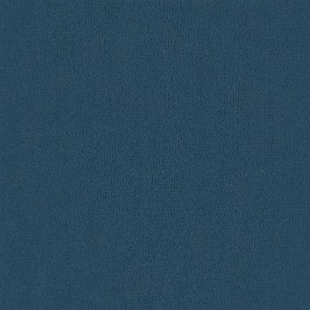 Lænestol med fodskammel fløjl - blå, 1, with stool - number 11.