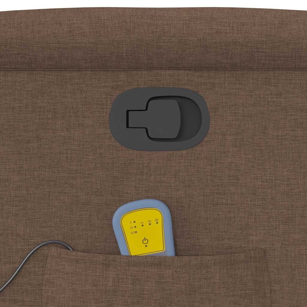 Massagestol stof - brun, 1, manuel tilbagelæningsfunktion, ja - number 11.