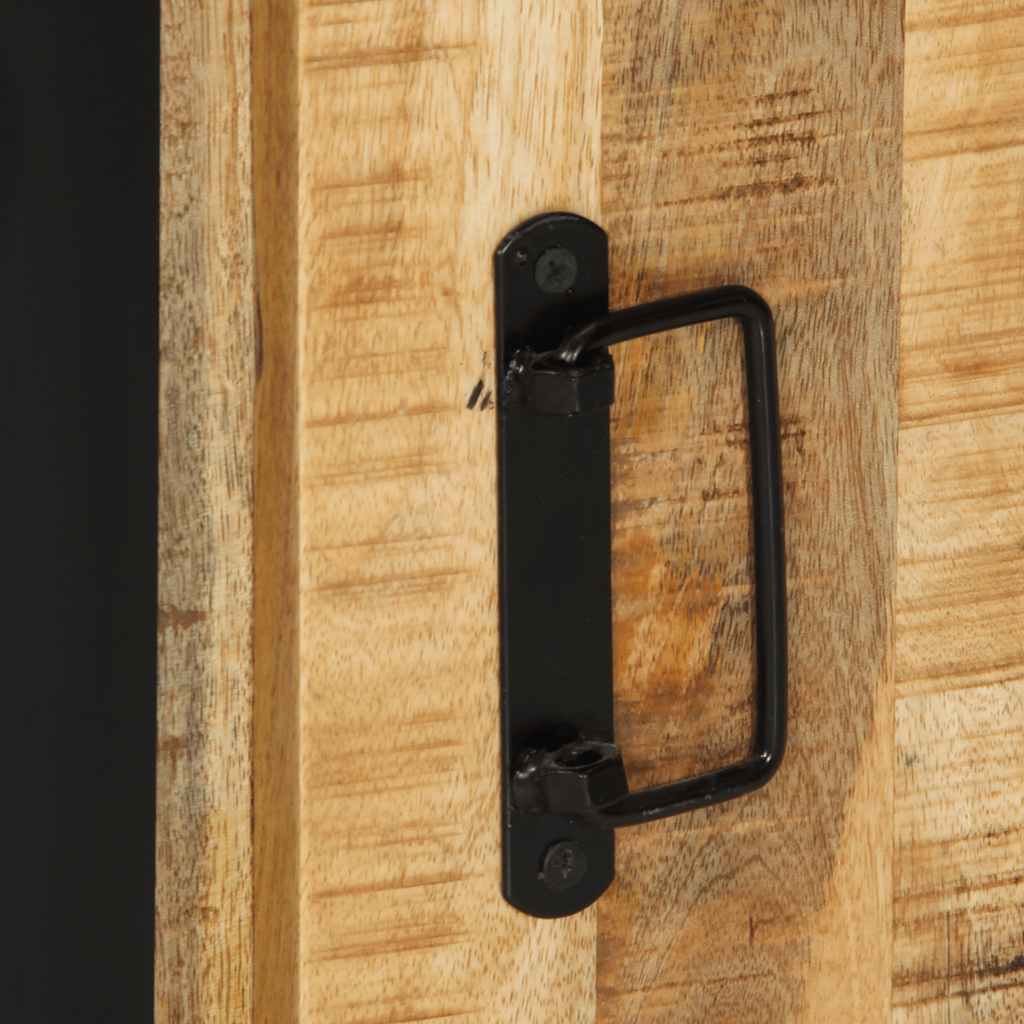 Baderomsskap 40x30x90 cm helt grovt mangotre - number 8.