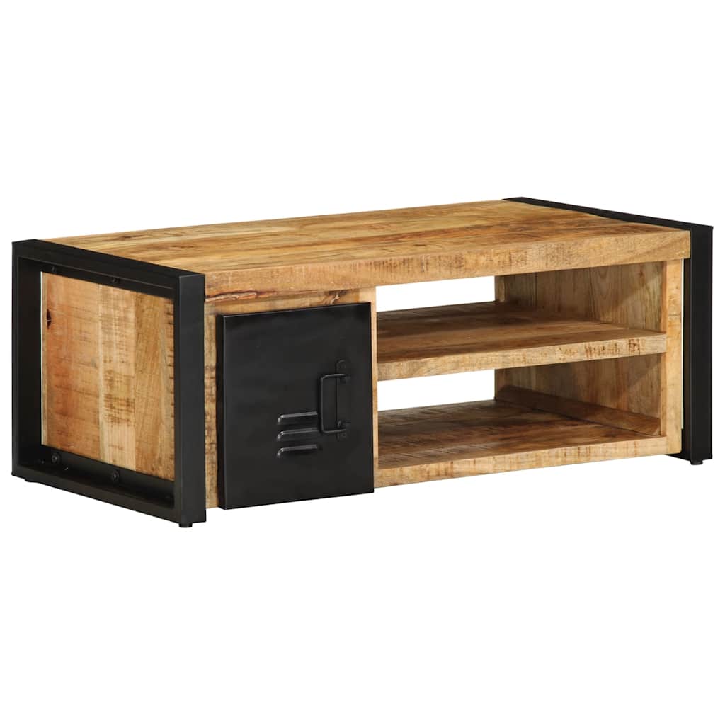 Sofabord 90x50x36 cm - 1, massivt ru mangotræ - number 3.