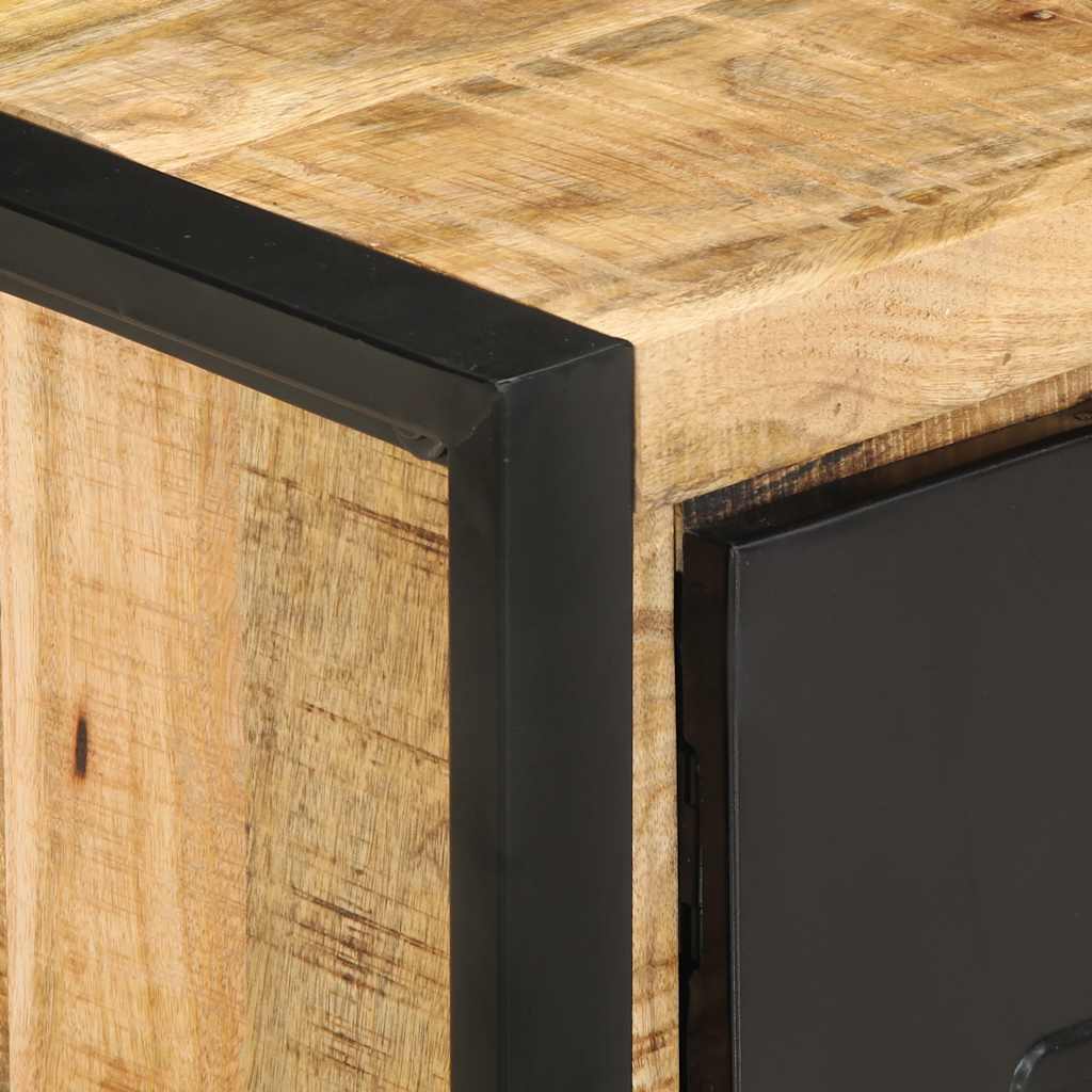 Sofabord 90x50x36 cm - 1, massivt ru mangotræ - number 8.